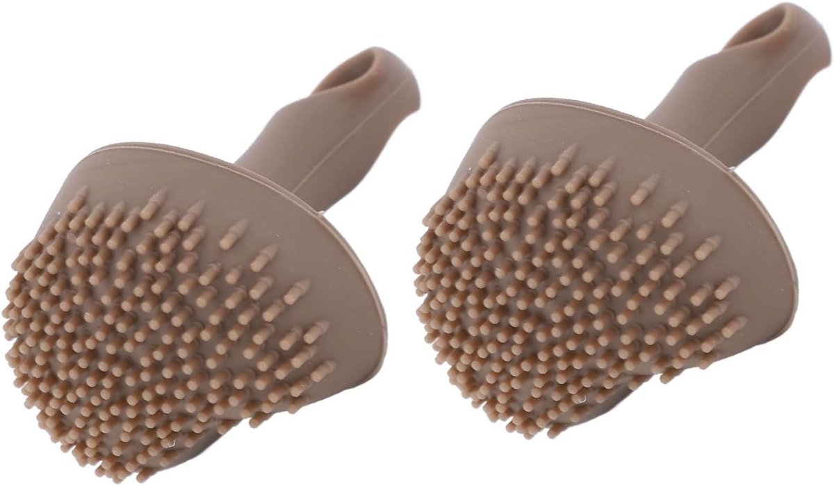 Herbruikbare Silicone Freckles Stamping Brush Set - Washable Makeup Stamp voor Festivals en Feestjes, Perfecte Tool voor Natuurlijke Look en Make-up Creaties