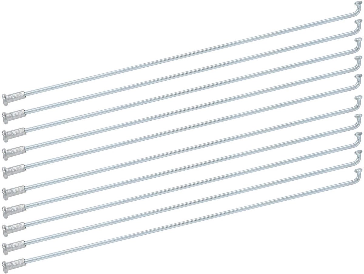 SPHProducts - 10 Stuks Fietsspaken - Roestvrij Staal - 13G 2,2 mm Dikte - Ondersteuning voor Velg - Onmisbaar voor Fietsen - Geschikt voor Driewielers