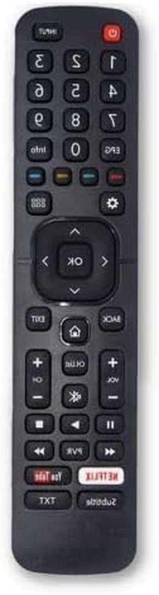 Afstandsbediening Televisie - Afstandsbediening TV - TV Bediening - Ergonomisch Ontwerp - 10 Meter Bereik - Zwart
