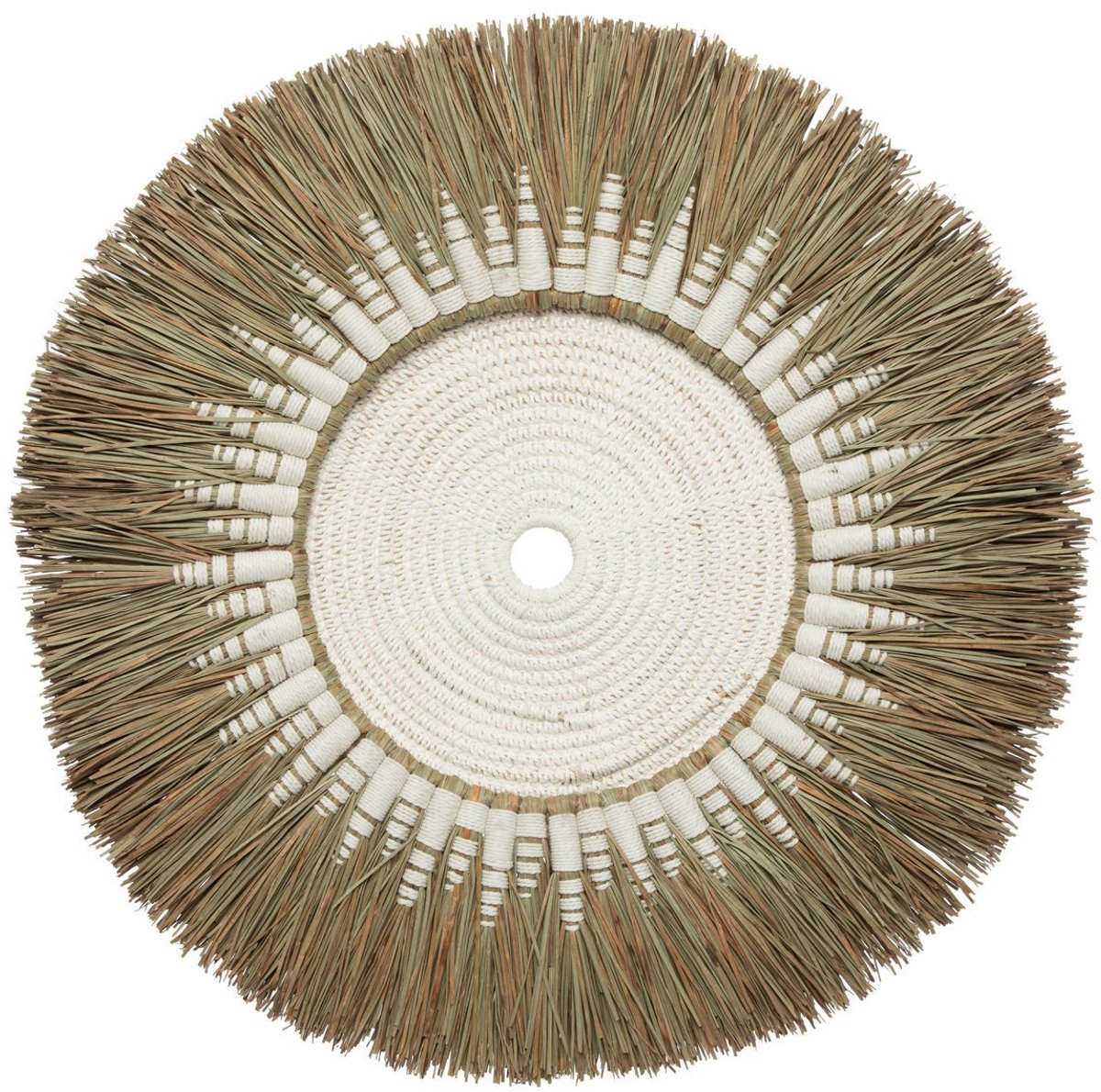 Safaary - The Raffia Macramé Wall Deco - White Natural