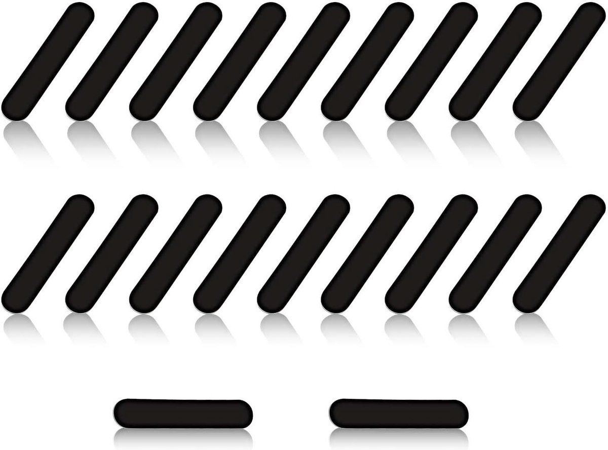 Pickleball Gewicht Tapes - Paddle Tapes - Paddle Balans Aanpassen - Zelfklevend - 20 stuks 3g - Zwart