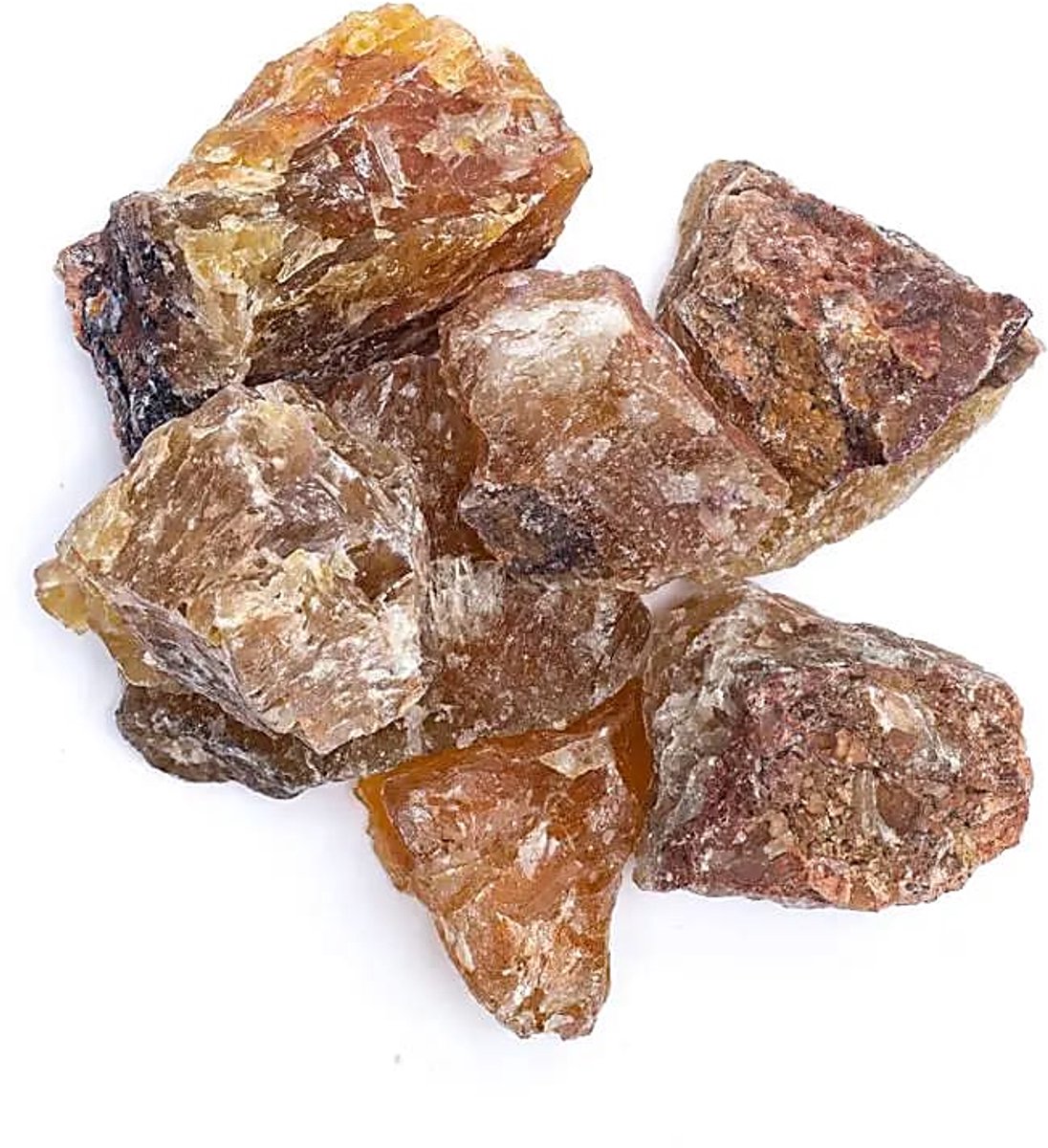 Ruw geel fluoriet - ±3-8cm; ±1000g - ±3-8cm; ±1000g