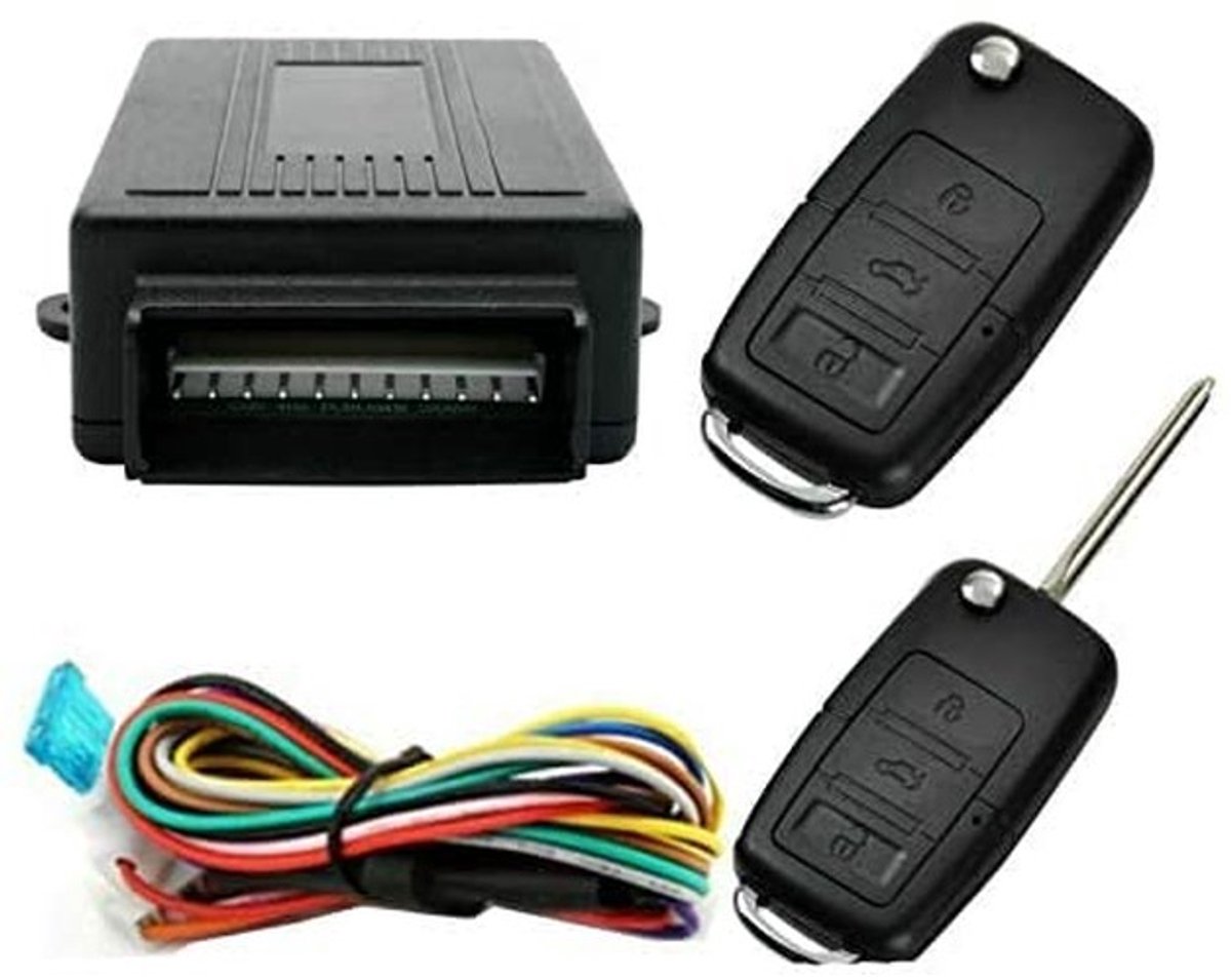 Vt products - Auto-alarm - Draadloos en op afstand - Tot 100 meter bereik - Dubbele afstandsbediening - Veiligheid voor jouw auto