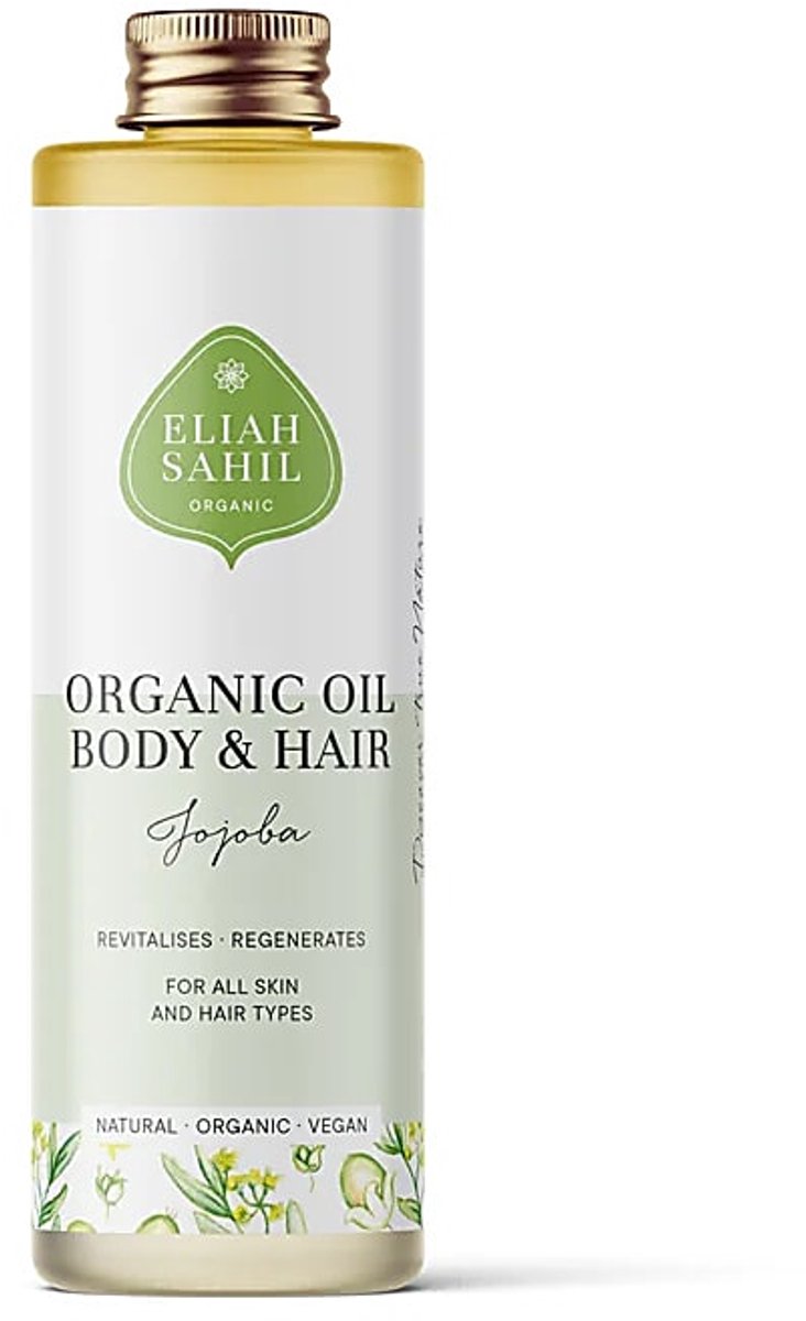 Lichaams- en haarolie Jojoba Biologisch Eliah Sahil - 100 Ml - 100 ml