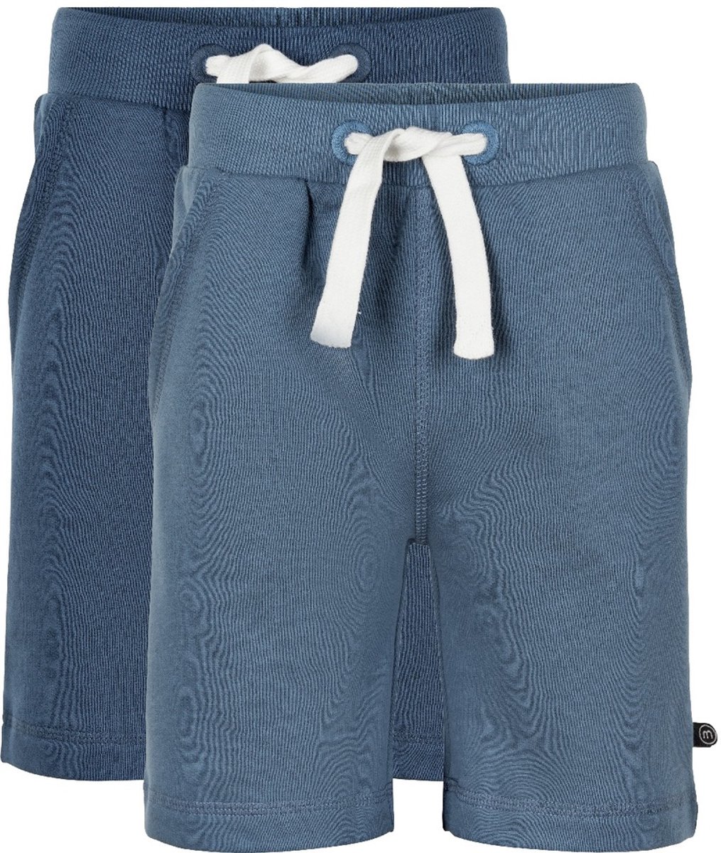 Minymo Kinder Sweat Short Basic 53 - Sweatshirtbroek (2-pack)