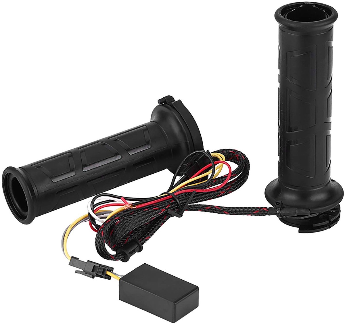 VT Goods - Verwarmde Handgrepen Motorfiets - Elektrisch Warm - 22mm - Comfortabel en Duurzaam - Ideaal voor Koude Dagen - Voor Motorfietsen - Zwart