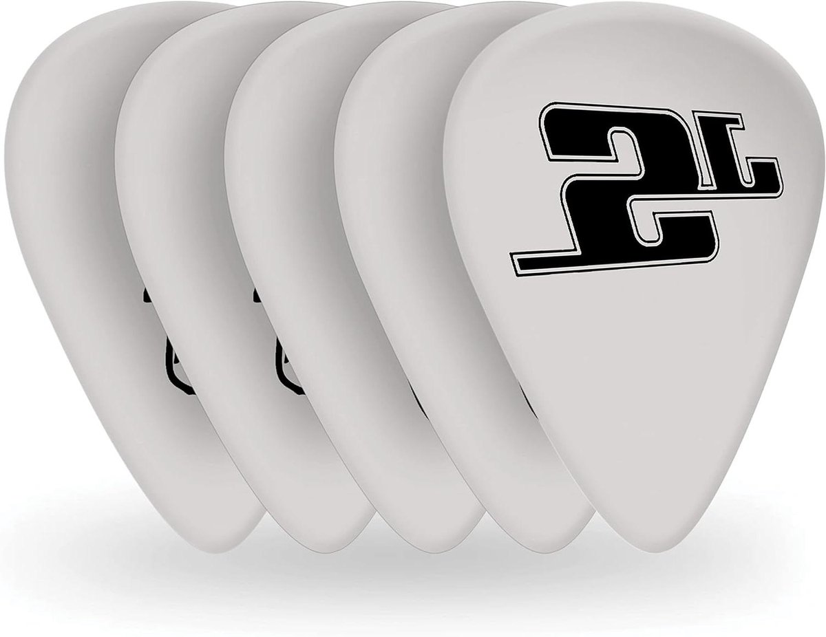 Gitaar Plectrums - Plectrums Gitaar - Gitaar Spelen - Joe Satriani Artwork - 10 Stuks - Wit