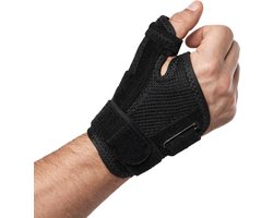 VeryGoods Duimbrace – Duimspalk Rechts & Links – Verstelbare Duimband – Thumb Brace – One Size – Heren & Dames – Zwart