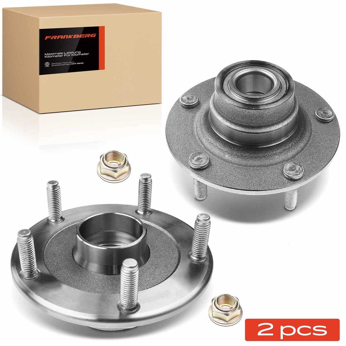 Frankberg 2x wiellager achteras voor Ford Transit 2.2L 2.4L 2000-2014