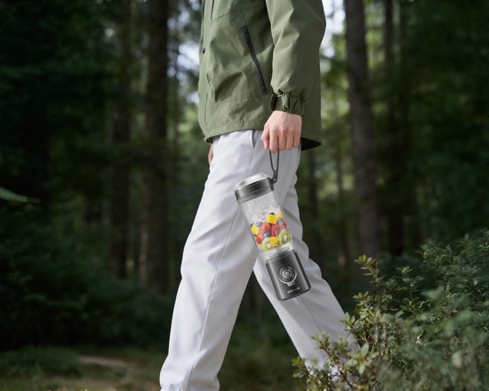 Dreame PortFresh™ Draagbare Blender - 15s Smoothie - BPA-vrij - USB-C - 880ml - 5 Standen - Grijs van Merkloos — afbeelding 5