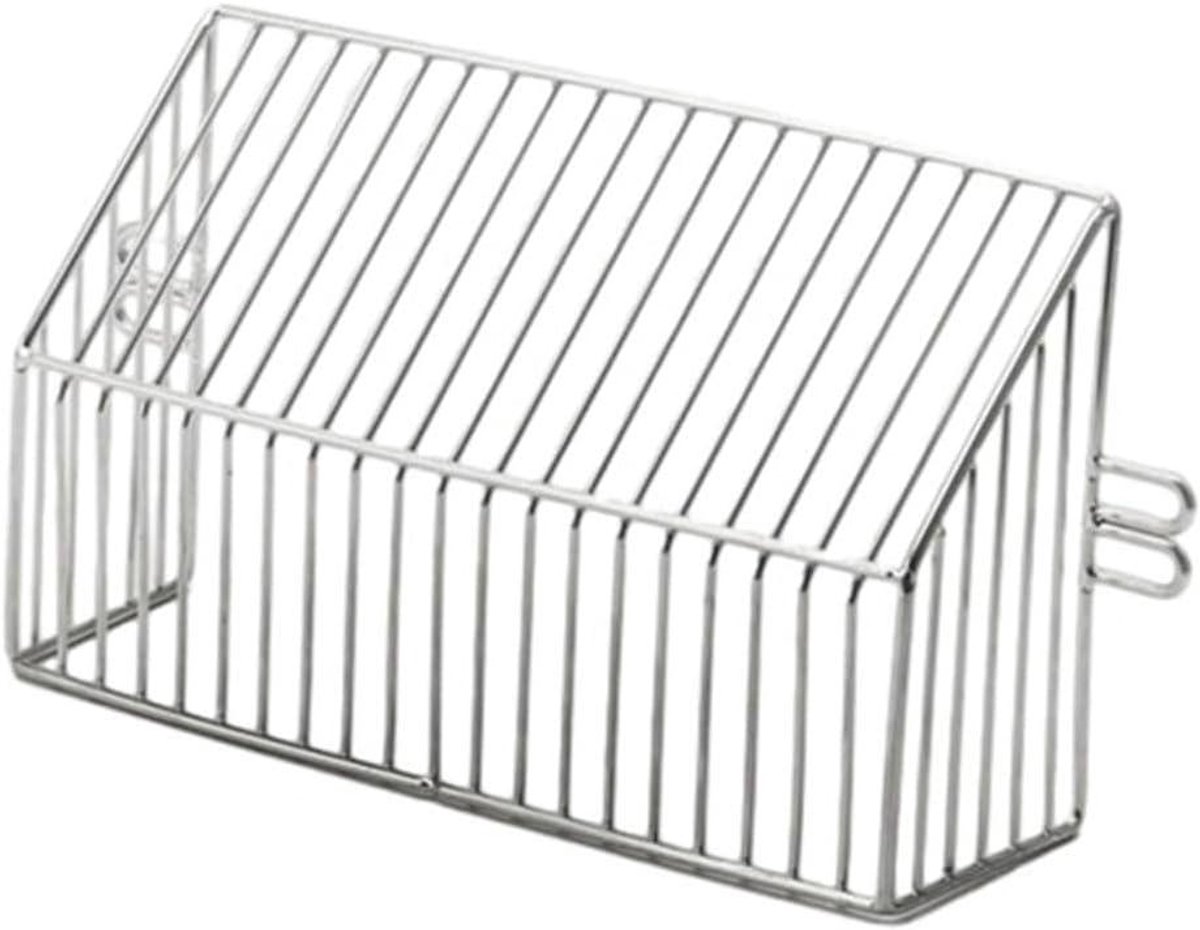 Vloerafvoer - Zijafvoer Hoekafvoer - Dak Water Afvoeren - Voorkomt Verstoppingen - 20 x 12 cm - Zilver