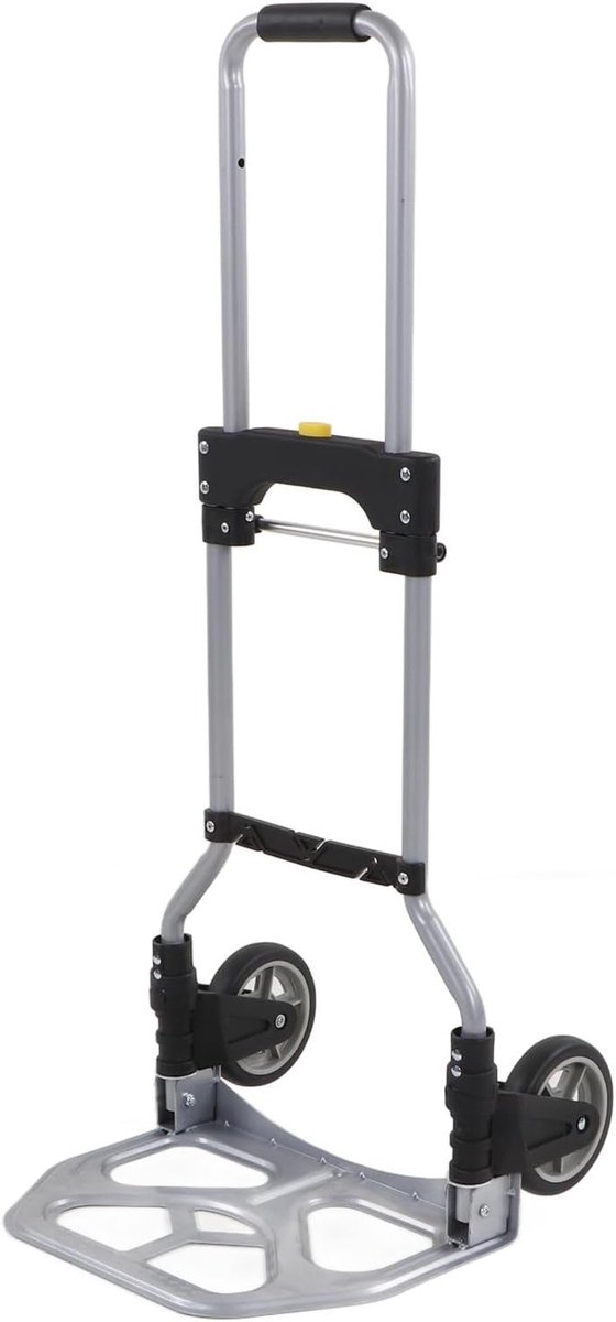 Vouwbare Handtruck voor Zware Lasten tot 70 kg, Lichtgewicht Trolley voor Verhuizen, Winkelen en Kamperen, Ideaal voor Vervoer van Goederen en Reisbenodigdheden