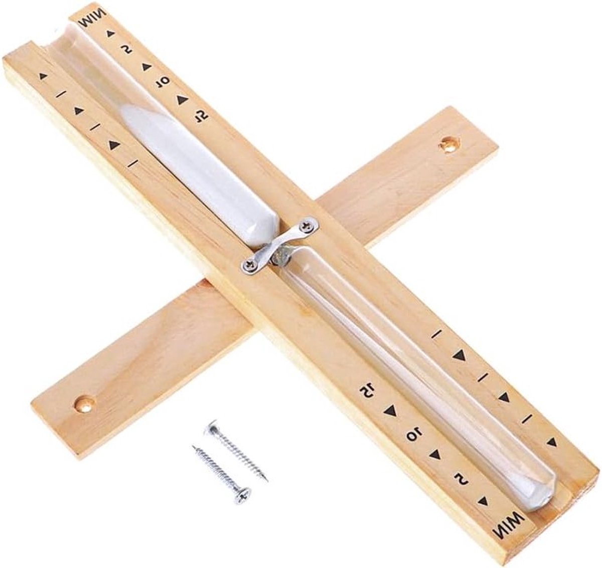 Houten zandloper voor sauna, 15 minuten timer, hittebestendige wandmontage, perfect voor ontspanning en tijdsbeheer in de sauna