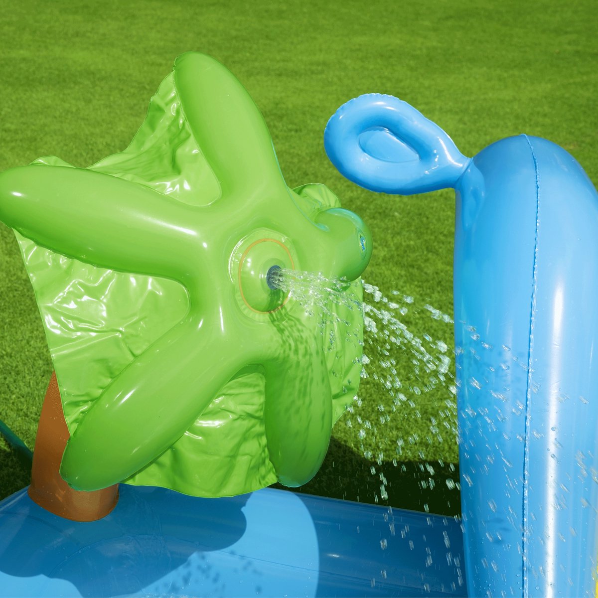Bestway Kinderzwembad met Glijbaan - Incl. Opblaas Waterspeelgoed - 239 x 206 x 86 CM - 308 L - Waterdieren — afbeelding 10
