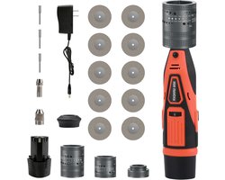 Tungsten Elektrode Slijper Set voor WIG en TIG Lassen, 6 Maten, 10 Diamantwielen, CNC Mandrels, Efficiënt Slijpen en Precisie Bewerken