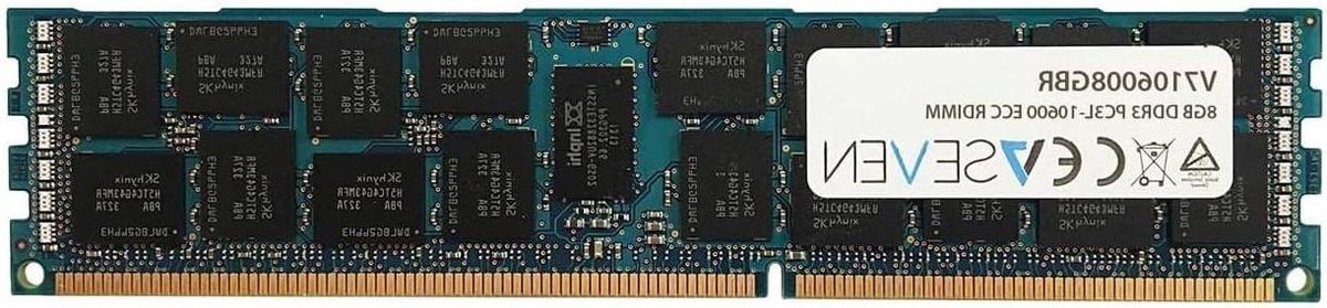 Server DDR3 RAM - Geheugenmodule DIMM - Systeemverbetering - ECC Registered - 8GB - Black