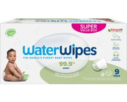 WaterWipes Snoetendoekjes - 9 x 60 toetenvegers - 540 doekjes
