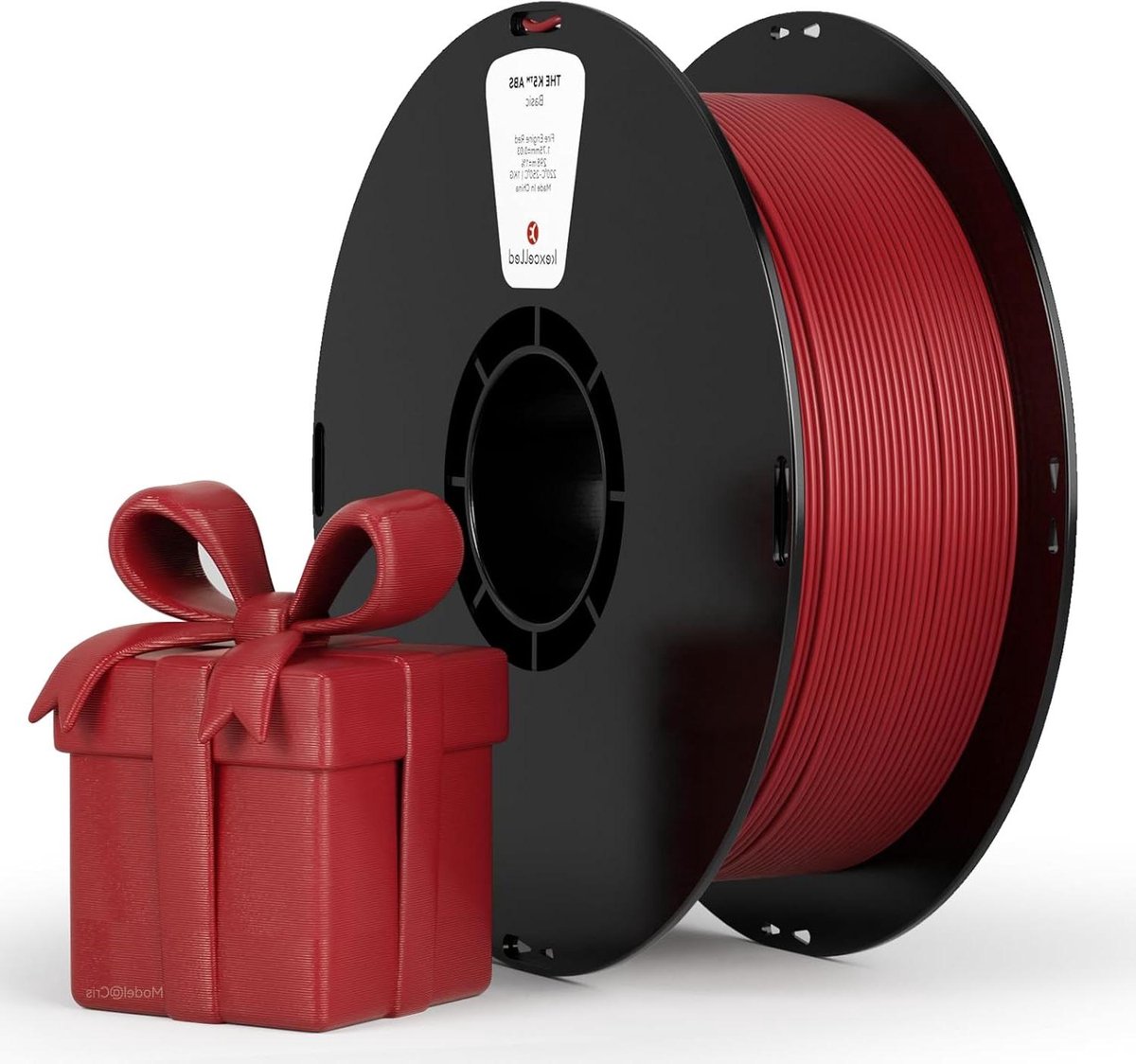 ABS Filament - 3D Printer Draad - 3D Printen - Hoge Temperatuurbestendigheid - 175 mm - Dieprood