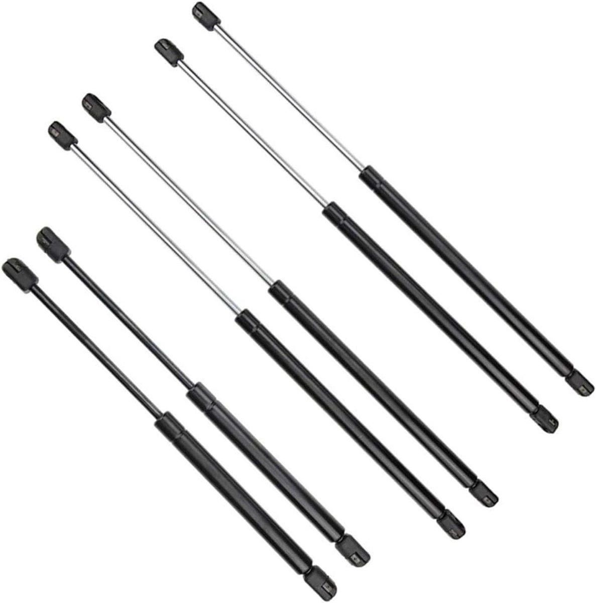 Gasveren Achterklep - Demper Set - Auto Onderhoud - Specifiek Model - 565 mm - Zwart
