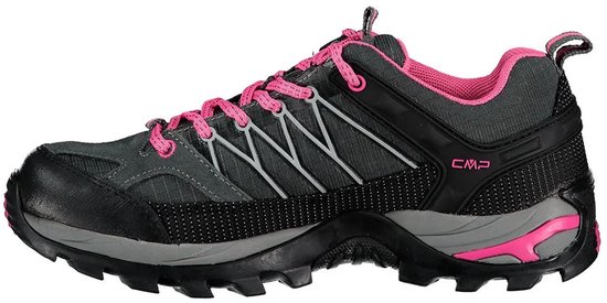CMP Rigel Low Wandelschoenen - Maat 41 - Vrouwen - grijs/zwart/roze