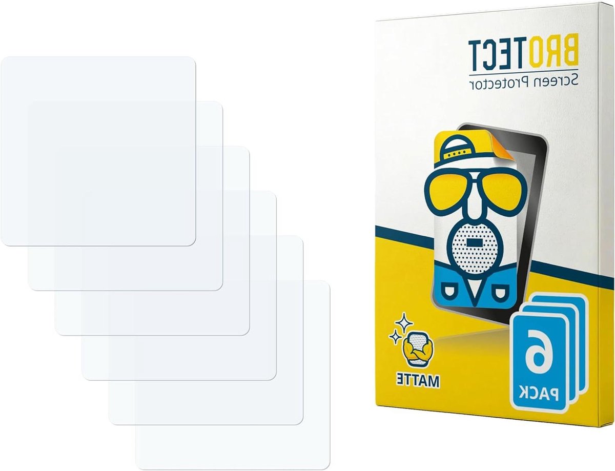 Screen Protector - Display Film - Scherm Beschermen - Anti-Reflectie Matte - 6 Stuks - Mat
