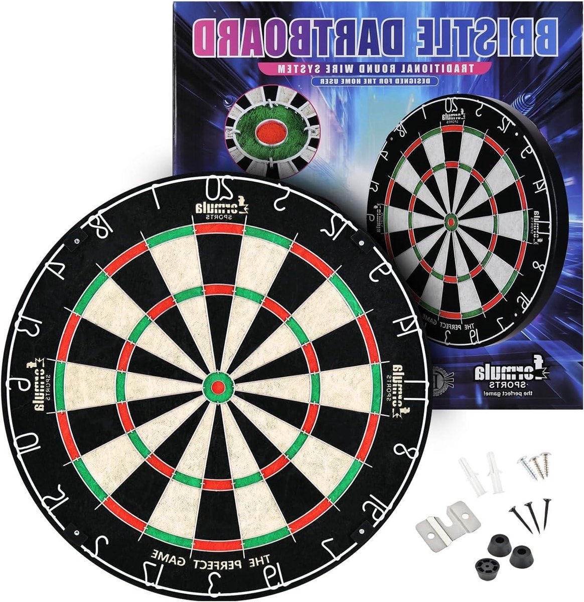 Dartbord Sisal - Professioneel Dartbord - Darts Gooien - Slijtvast Sisal - 3.5 cm Dik - Niet gespecificeerd