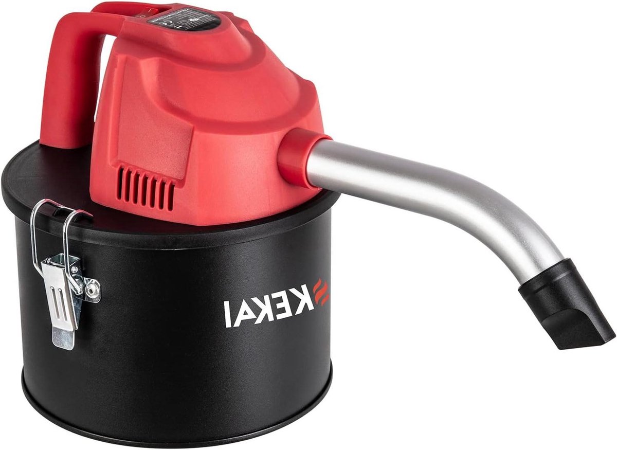 Aszuiger - Vuilzuiger Haard - Schoonmaken Open Haard - Compacte Bus Model - 4 Liter - Zwart