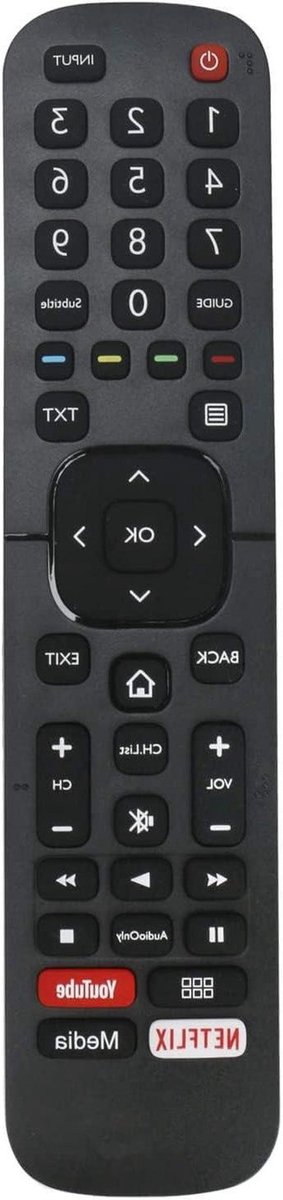 Vervang Afstandsbediening - TV Bediening - Smart TV Bediening - Directe Werking - 10 Meter Bereik - Zwart