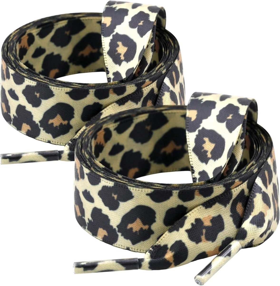 Leopard Patroon Veters voor Sport- en Hardloopschoenen, Trainers en Casual Schoenen - 1 Paar Unieke Veters voor een Stijlvolle Look