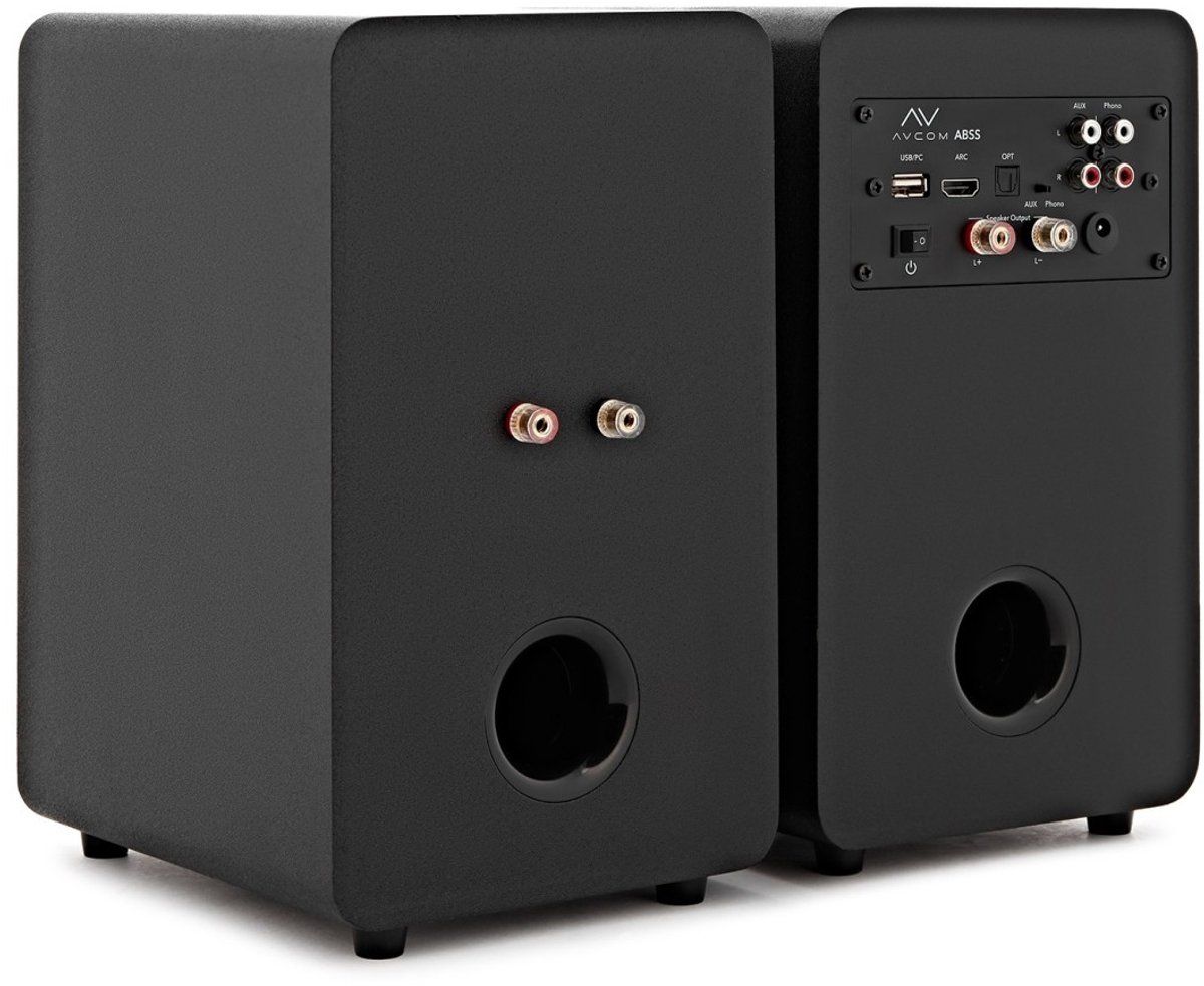 AVCOM Koffer Draaitafel met Actieve Luidspeakers, Cream& Zwart