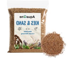 Aquarium Bodem Substraat - Grind Zand - Decoratief Aquarium - Veilig Voor Vissen - 5 kg - Amber