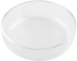 Voedingsschaal Garnalen - Voerbakje Vis - Aquarium Voeren - Voorkomt Grind Vervuiling - 68 x 54 cm - Transparant