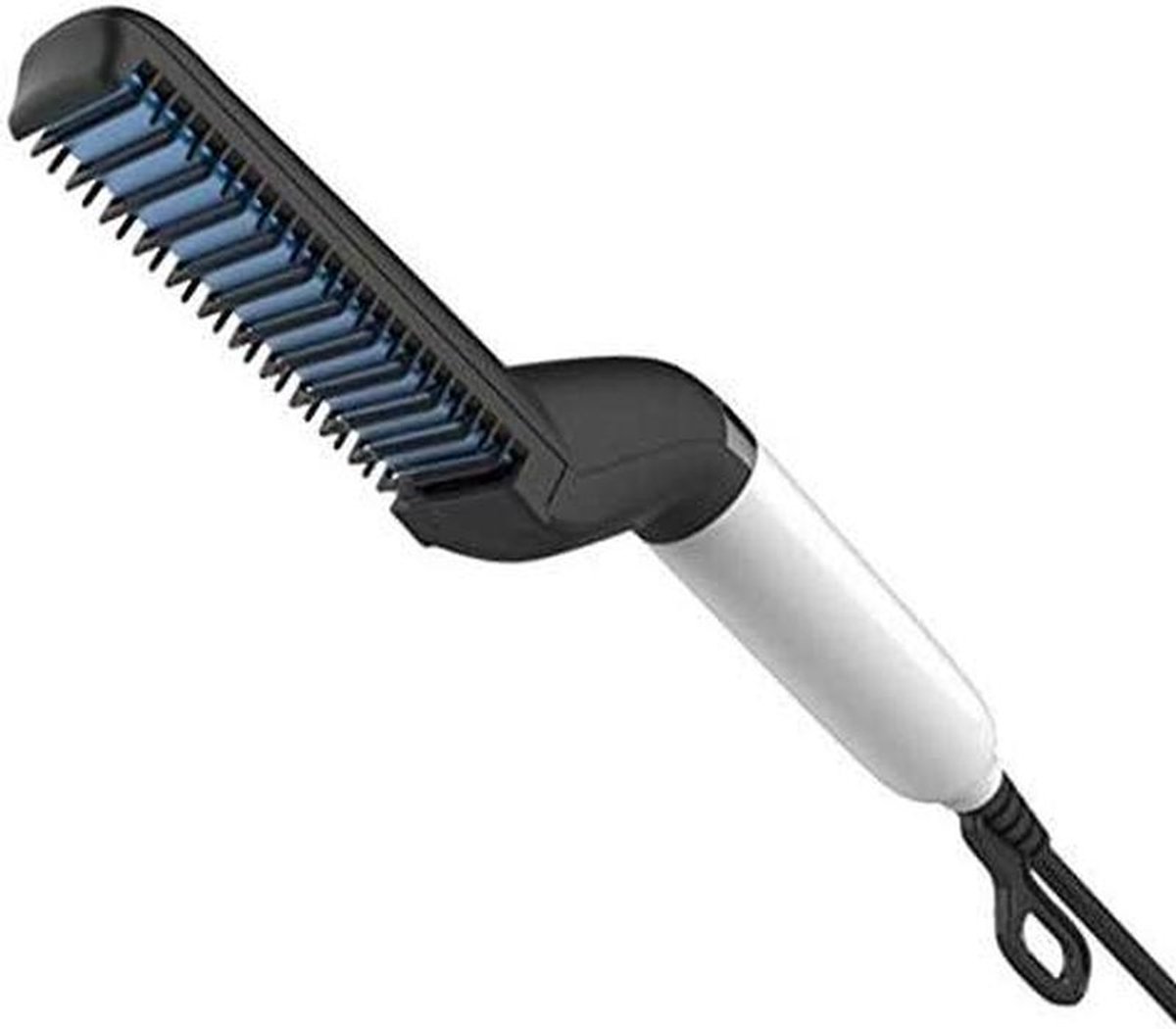 Baardstijlkam - Haarstyling tool - Snel haar stylen - Keramische coating - One Size - Zwart-wit