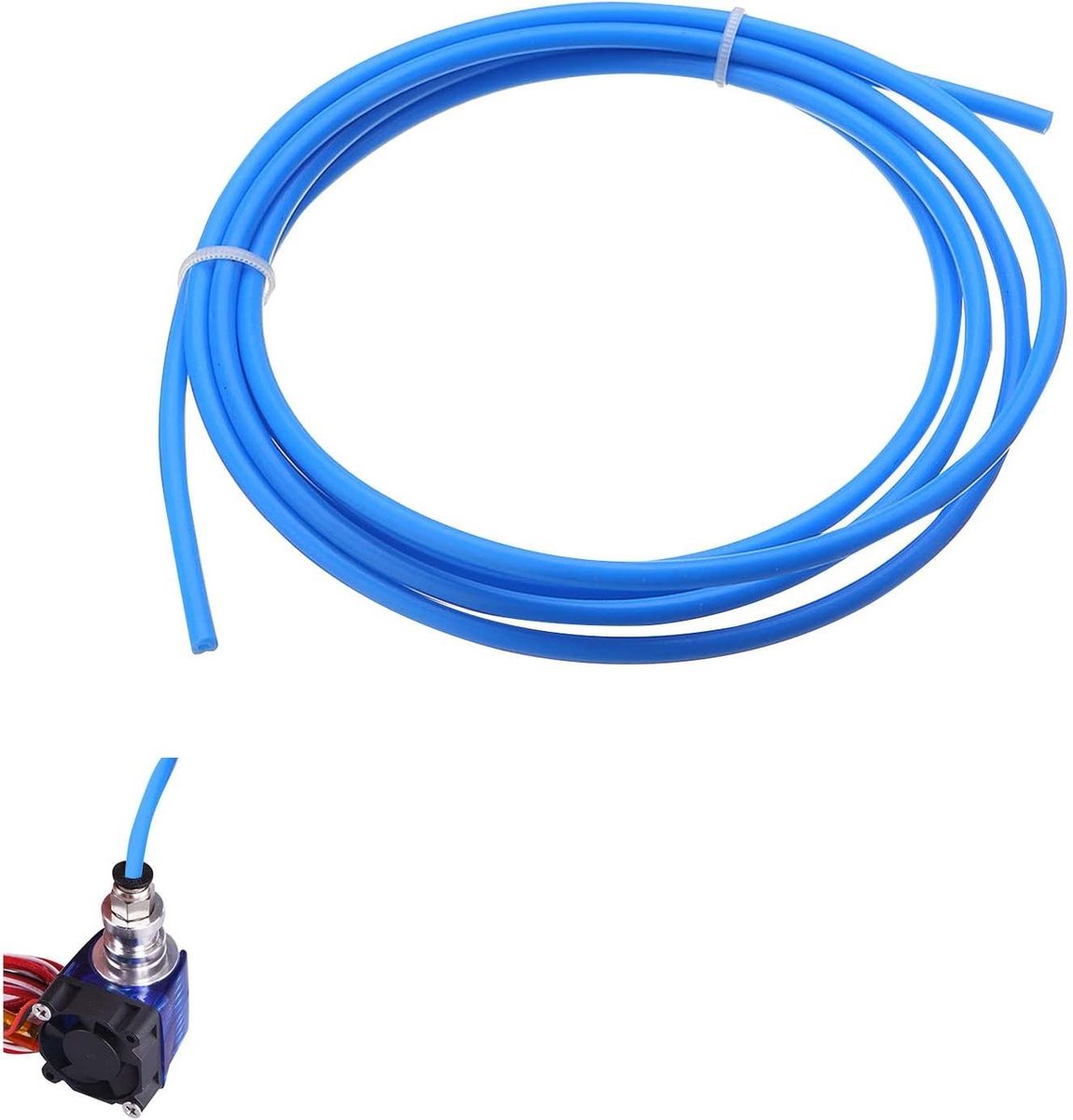 PTFE slang - Teflon buis - 3D-printer filament - Hoge temperatuur bestendig - 1 meter - Blauw