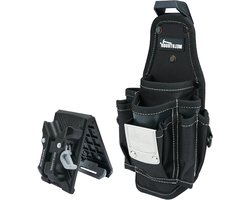 MELOTOUGH Pocket Tool Belt Pouch-Small Tool Pouch met Quick Release Belt Clip,Clip on Grotere Zakken & Loop, Clip on-Tool Houder Accessoire