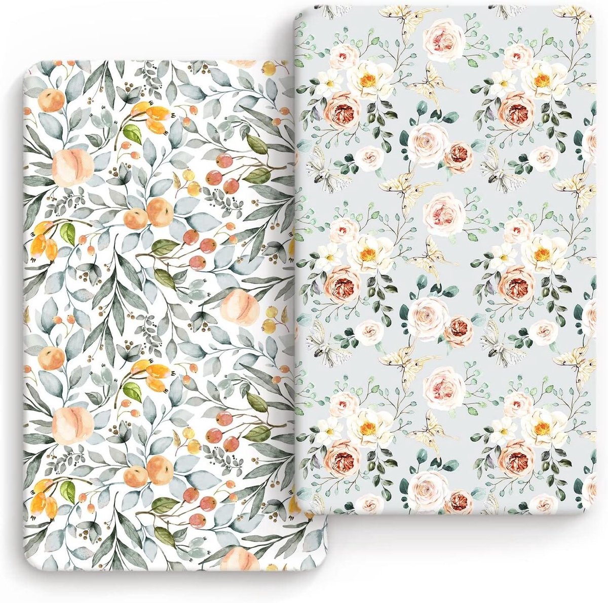 Baby Dekenhoezen - Wieg Laken - Babykamer Inrichten - Zacht Jersey Gebreid - 132 x 71 x 20 cm