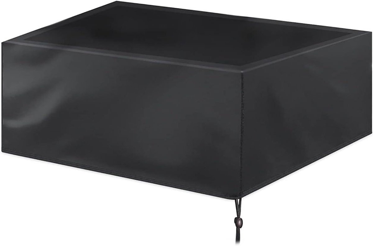 7ft Zwart Waterdicht Biljart Tafel Stofkap Stofdicht Biljart UV Bestand Pool Tafelhoes Opgewaardeerd Scheurbestendig voor Tuinmeubilair