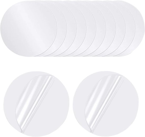 Reparatieset Luchtbed - Patchkit Zwembad - Snelle Reparatie - Zelfklevend Waterdicht - 12 stuks - Transparant van Merkloos — afbeelding 5