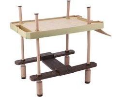 Reptiel Drijvend Platform - Schildpad Pier Eiland - Zonnebaden Klimmen - Groot Zonnegebied - 41 x 29 x 6 cm