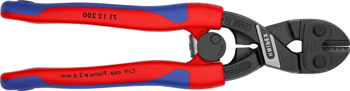 Compacte Boutsnijder - Hefboom Werking - Materiaal Knippen - Hoge Snijprestaties - Tot 52 mm - Meerkleurig