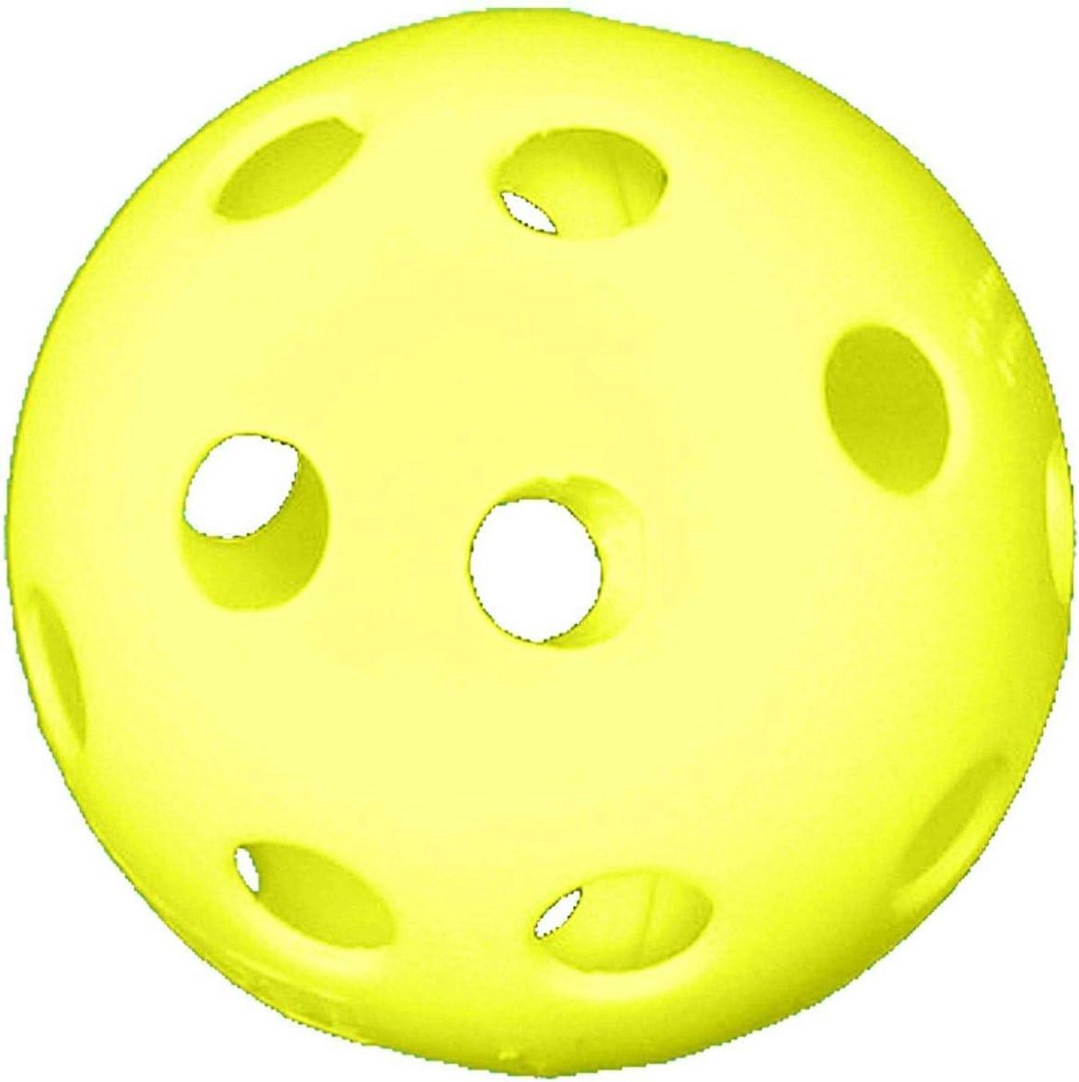 Softball Oefenbal - Plastic Bal - Hand-oog Coördinatie - Gereduceerde Vlucht - 12 Inch - Geel