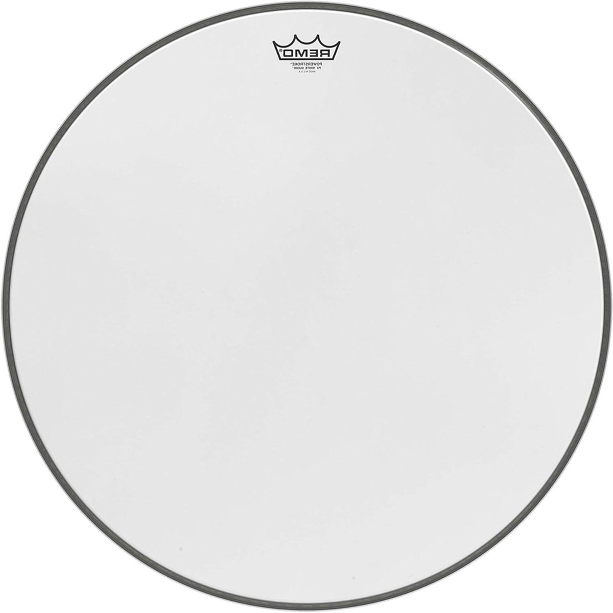 Trommelvel - Bassdrum vel - Muziek maken - Geïntegreerde demping - 24 inch - Wit