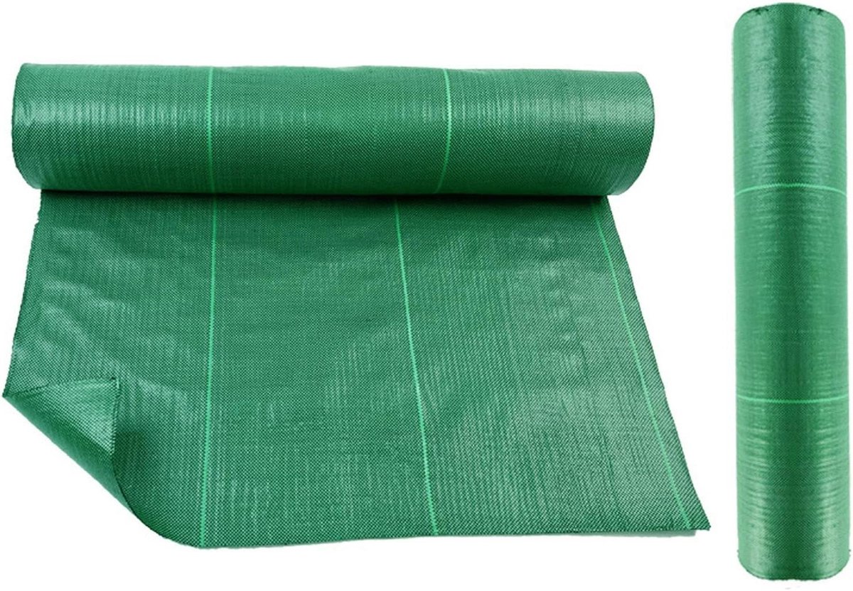 Onkruiddoek - Bodemdoek geotextiel - Onkruid weren - Zwaar en doorlatend - 0.61x6m - Zwart