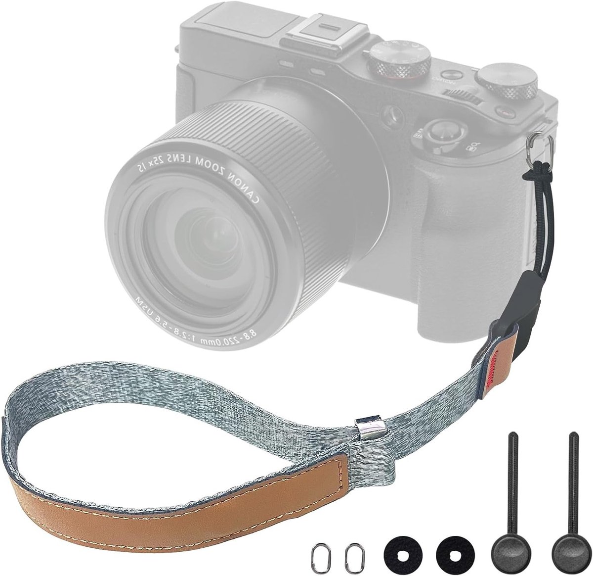 Verstelbare Camera Polsband met Snelle Ontgrendeling voor DSLR en Filmcamera's zoals Sony, Nikon, Canon en Fujifilm