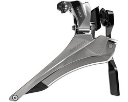 Voorderailleur sram red braze on yaw incl chainspotter red 22 - ZWART