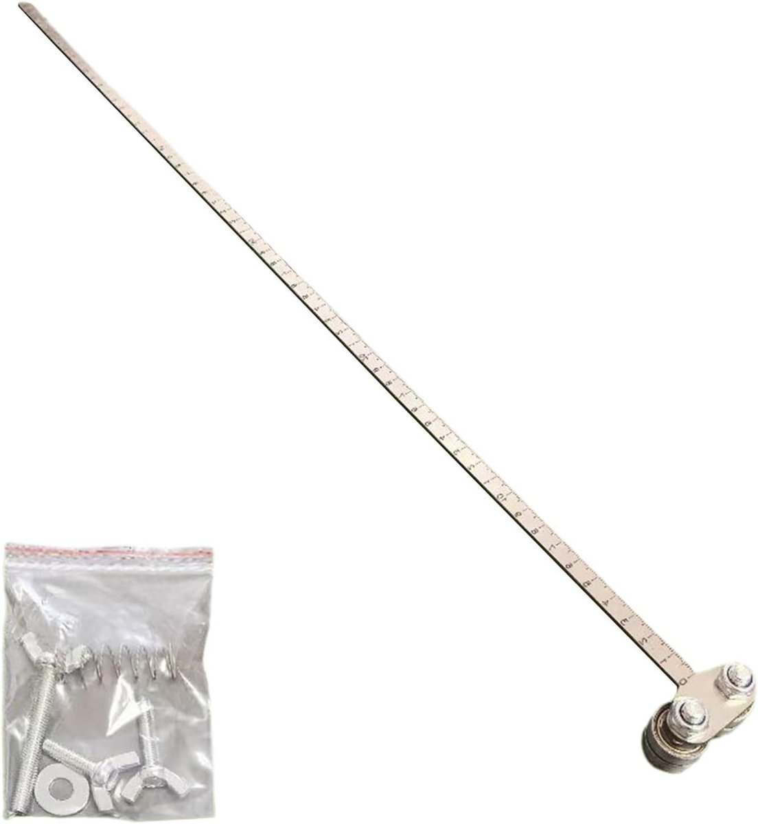 Uitlijnrail - Zaaggeleider - Precies Zagen - Anti-Deflection Systeem - 60 cm - Grijs