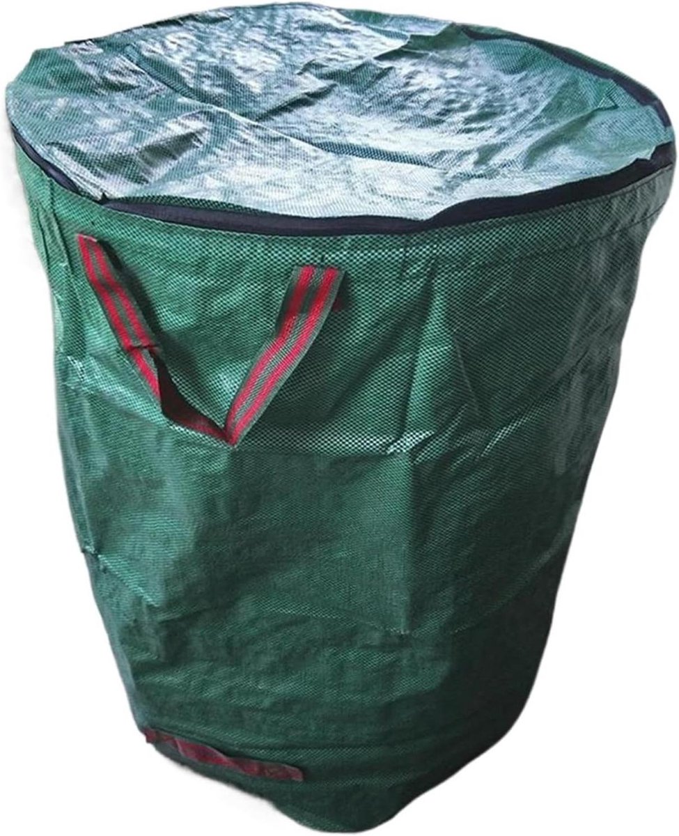 Opvouwbare Tuinzakken - Afvalbak Tuin - Tuinafval Verzamelen - Grote Capaciteit - Tot 300 liter - Groen