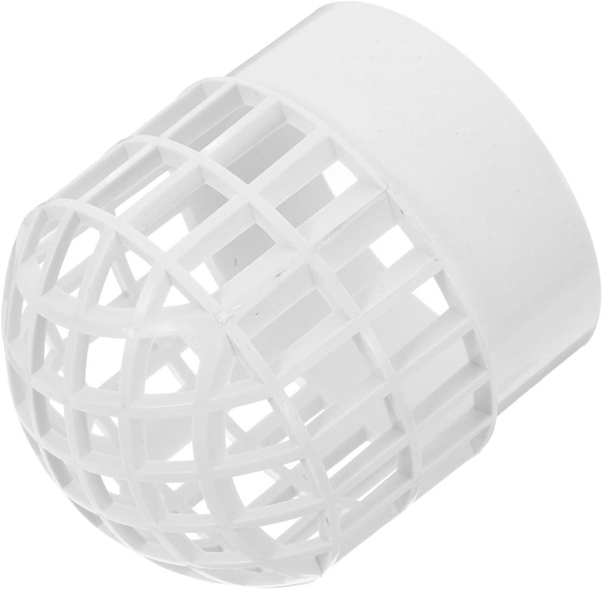Gootbescherming Bladvanger - Drainagescherm Regenpijp - Verstopte Afvoer Voorkomen - Geperforeerde Structuur - 11.5 x 10 x 10 cm - Beige