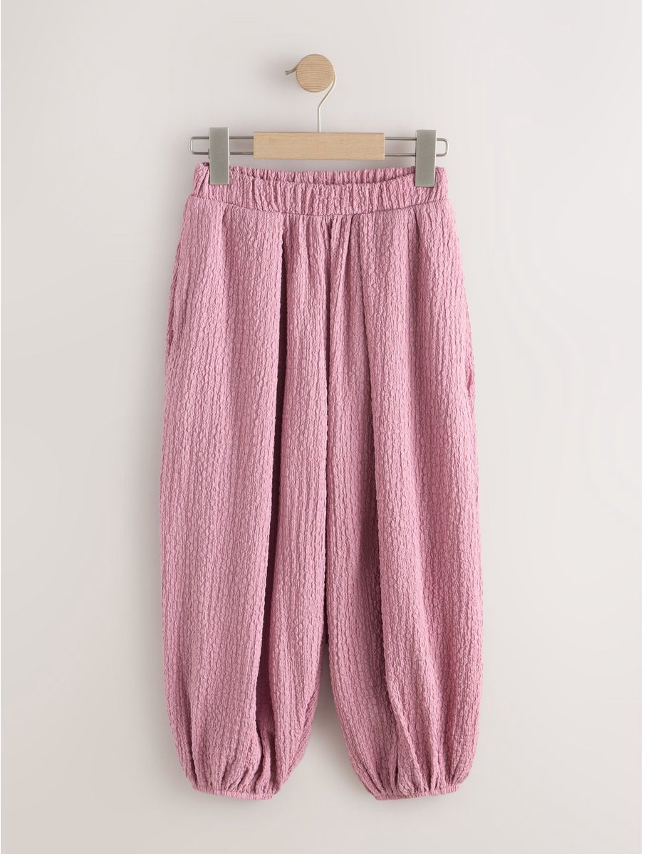 Next - Meisjes - Ballonbroek met structuur - Roze