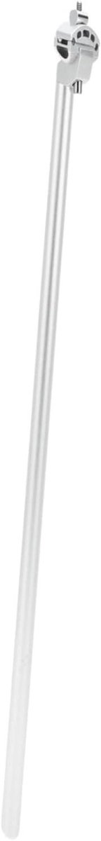 Fietszadelpen Aluminium - Zadelpen Fiets - Comfortabel Fietsen - Met Bevestigingsclip - 272 x 500 mm - Zilverkleurig